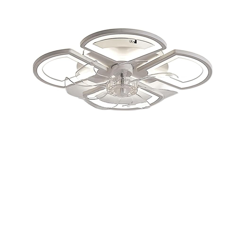 FCfpxwtz Ceiling Fan Lights, Ceiling Fan Light for Living Room, Variable Frequency, Timer, Multicolor, Multiple Sizes(B,50CM)