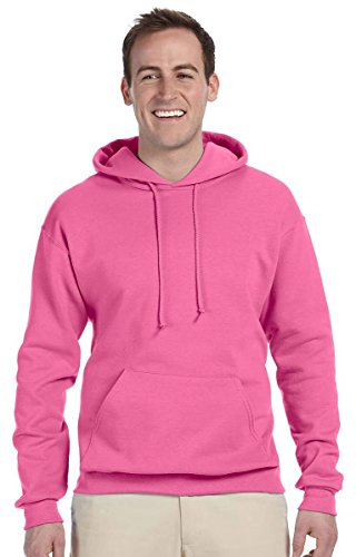 【YOURNUS】Rest Over Hood Sweatshirt Jerzees Mens NuBlend Pull Over Hooded Sweatshirt, JZ996MR, M