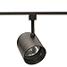 Modern Track Light Head in Bronze Finish