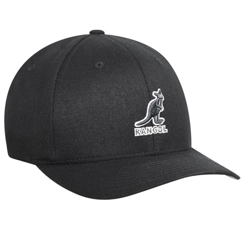 Gorra de béisbol Kangol 3D Wool Flexfit Negra L miniatura 3
