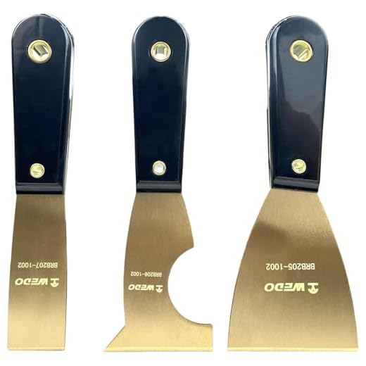 WEDO Brass Putty Knife Multifunctional Set