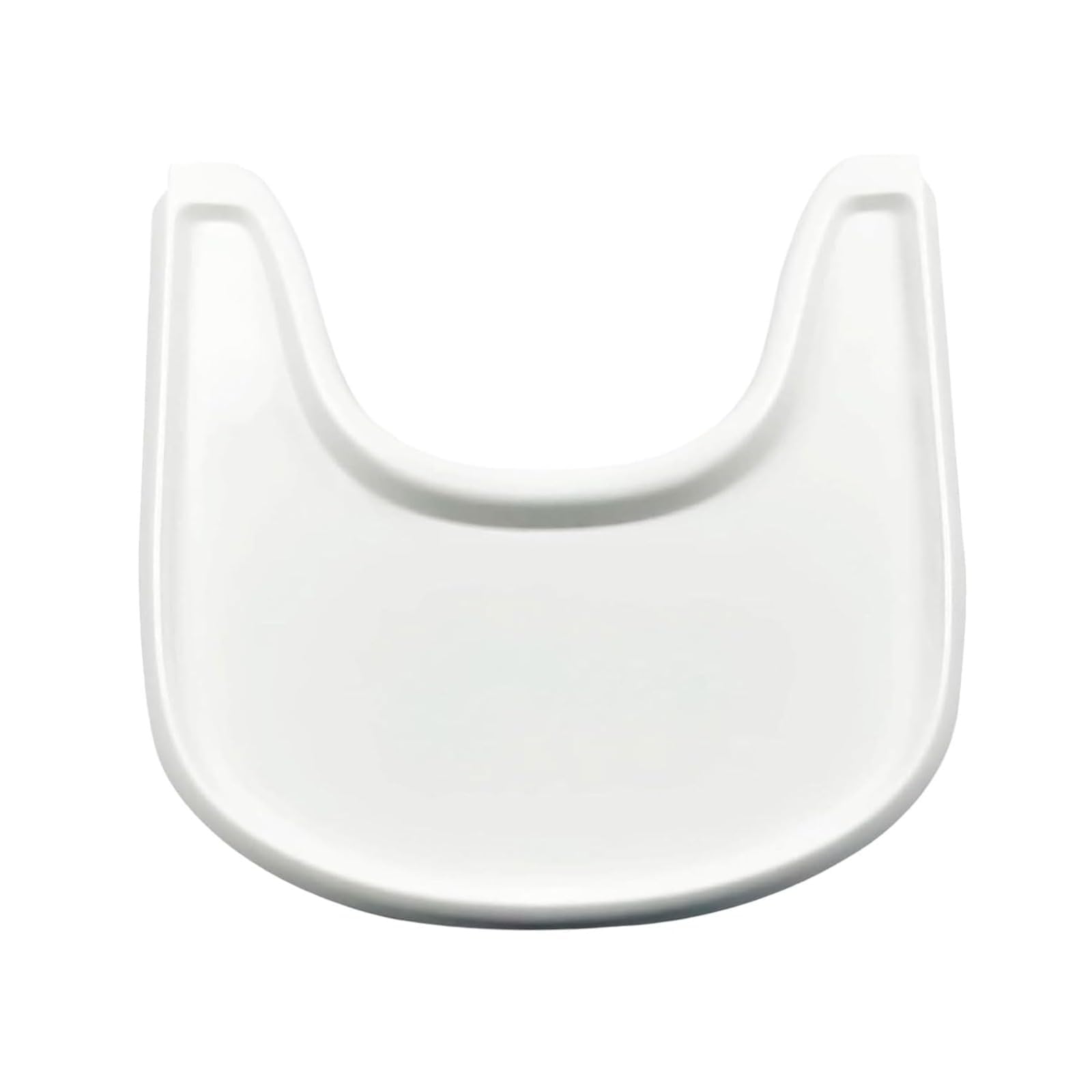 Vassoio per seggiolone Stokke Tripp Trapp, vassoio per seggiolone, set da tavola per seggiolone in PP, accessori per seggiolone, 42 x 42 cm (bianco)