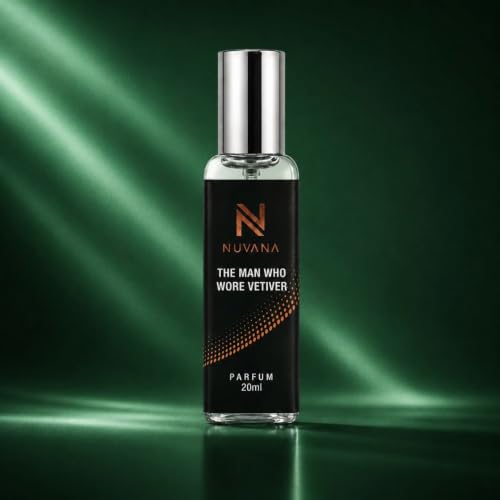 Image of The Man Who Wore Vetiver Perfume 20ml for Men | Fresh Grapefruit Vetiver Woody Fragrance | Long Lasting Luxury Perfume Spray | Premium Earthy Aromatic Scent for Office, Daily Wear & Special Occasions