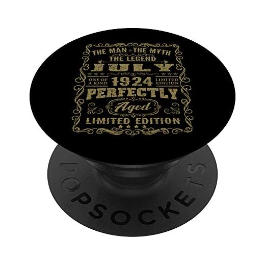 El hombre julio 1924 98 regalos de cumpleaños para hombres PopSockets PopGrip Intercambiable