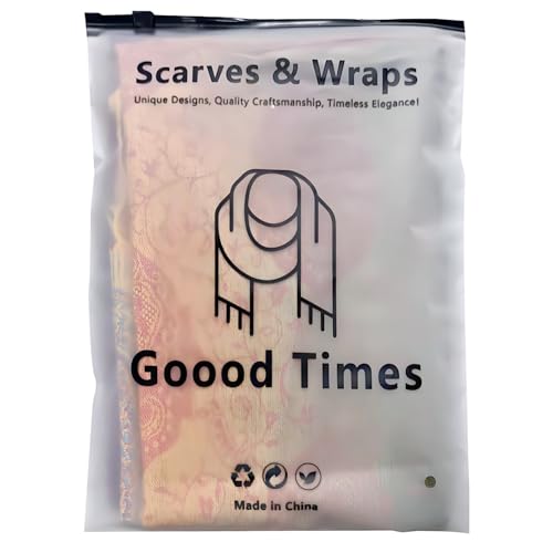 Goood Times Fashion Women's Silk Scarf Luxury Satin Shawl Wraps - Image 4