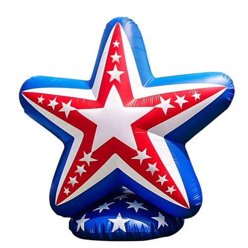 Goodeny USA 250th Anniversary Patriotic Inflatable 6FT USA Star for