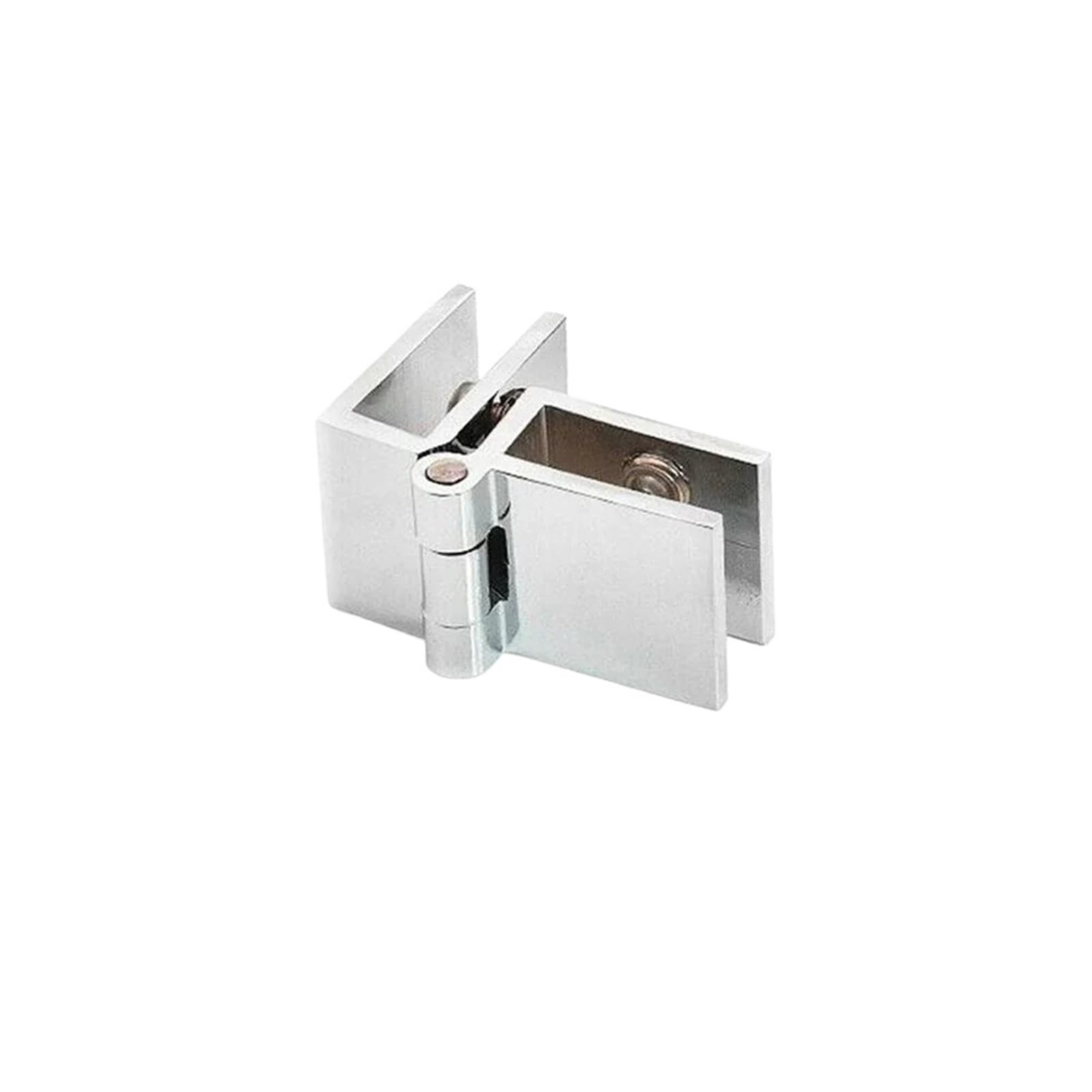 Cnyuon 90 Degree 4 Pcs Glass Door Hinge Clamp Bathroom Shower Hinges Cabinet Cupboard Hardware Zinc Alloy For Glass Door(90 Degree)