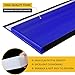 PHENEPUS Basketball Pole Pad 6FT Tall, Square Basketball Pole Padding Outdoor,Fixed Height 6x6 Basketball Hoop Poles Blue