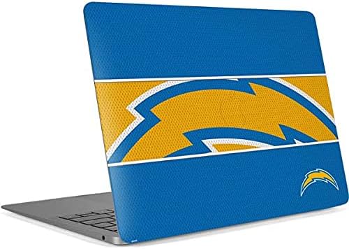 Skinit Decal Laptop Skin Compatible with MacBook Air 13in Retina (2018-2019) - Officially Licensed NFL Los Angeles Chargers Zone Block Design