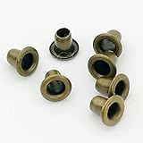 100PCS 1.5mm Mini Eyelets Garment Trimmings bjd Eyelets Doll Clothing Accessories (Antique Brass)