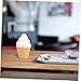 BEBEMOKO 1pc Kitchen Countdown Timer Creative Mechanical Reminder for Cooking Ice Cream and More White to Hour No Batteries Needed for Young Chefs and All Cooking Needs