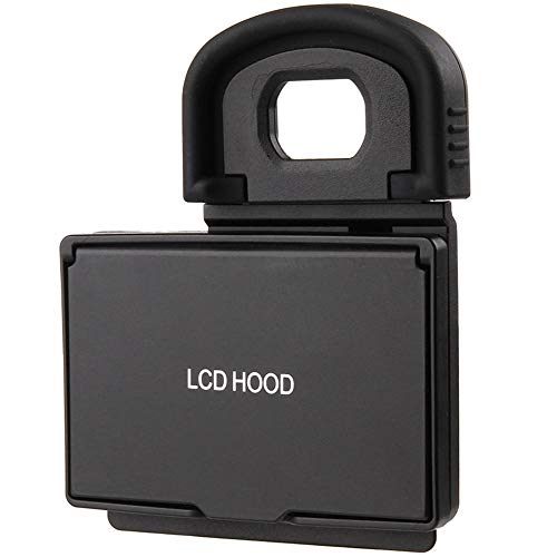 Protector de pantalla para Canon 1DX Mark I/II con parasol LCD integrado 6