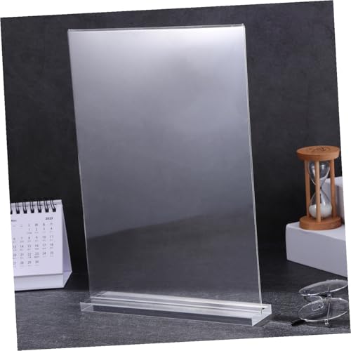 Présentoirs de table acrylique anti-chute support menu stable - 7
