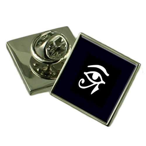 Pin's Œil d'Horus dieu égyptien épinglette argent sterling bijoux hommes