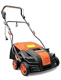 16” Artificial Turf Vacuum, 1800w Grass Sweeper 15 Amp Lawn Sweeper Yard Power...