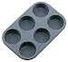 Sato Metal Kogyo SALUS Dolce Silicone Muffin Mold, 6 Pieces