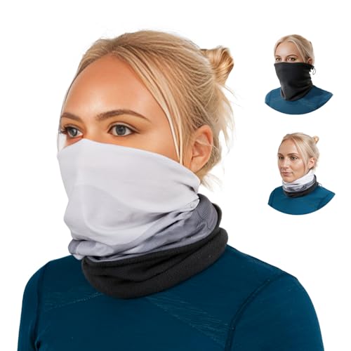 Moss and gear- Polaina de inverno ajustável, máscara de esqui - Máscara facial respirável para ativi