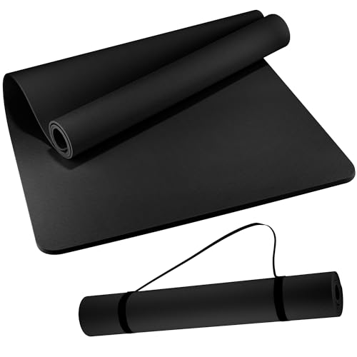 Wimwum Extra Wide 72"x32" TPE Yoga Mat, Non-Slip, 6mm