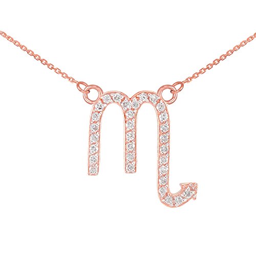 Double-Mounted 14k Rose Gold Diamond...