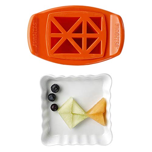 Funbites Food Cutters Set, Green Squares, Red Hearts, Orange Triangles #TOP6
