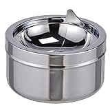 1 Stück Design Aschenbecher / Windaschenbecher im Modern-Look (ohne Deko) / Schicke zeitlose mittlere Ausführung