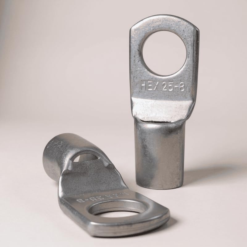 Image of DAYSTAR 25 SQ MM (3 AWG) COPPER LUG, TERMINAL LUG /CABLE LUG /CRIMP LUG (Pack of 50)