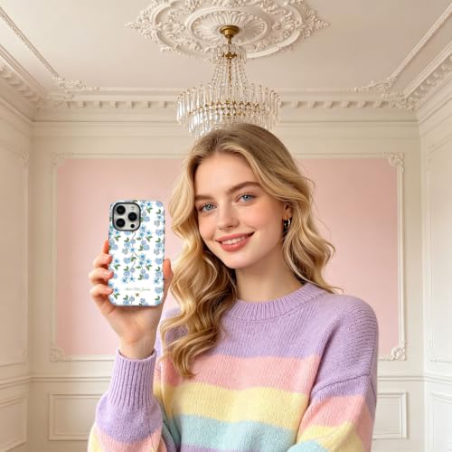 Coque iPhone 14 Pro Max fleurie et magnétique en TPU mat antichoc - 7