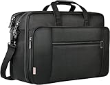 Taygeer Portafolio para Hombre, Maletin Laptop 17 Pulgadas Impermeable, Mochila Ejecutiva con Diseño Expandible y...