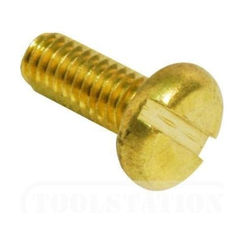 100 Brass Pan Head Screws for Conduit Boxes Cover