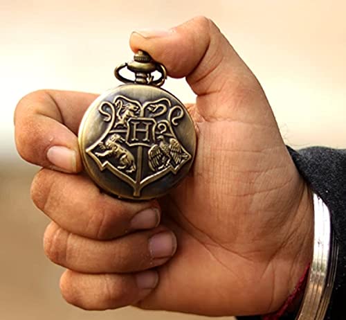 Image of AUGEN Premium Pocket Watch Metal Keychain Retro Vintage for Gifting With Key Ring Anti-Rust (Pack Of 1) 