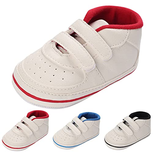 Summer Children Infant Toddler Shoes Boys and Girls Sports Breathable Upper High Top Comfortable Colorblock Design Casual Baby Shoes 12-18 Months3
