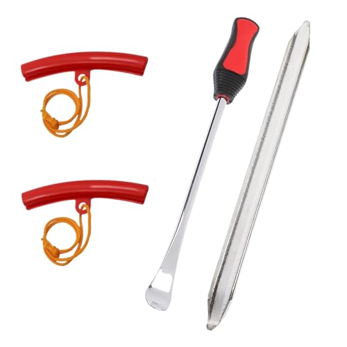 Desmontadores de Neumático Kits, Palancas de Neumático, Palancas para Desmontar Neumaticos, Cuchara de Neumáticos, con Protector de Llanta, Protectores de Llanta para Montaje de NeumáTicos, 3 Piezas