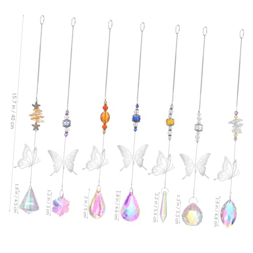 Attrape-soleil cristal x7 décoration suspendue jardin