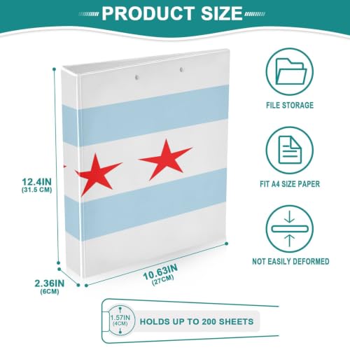 Classeur rigide de qualité supérieure design Chicago à anneaux D