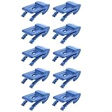 10 pack Solar Panel Snow Guide Clips, High-Quality Plastic PV Snow Hooks for Winter Snow Removal, Tool-Free Installation for Home Rooftop Solar Power System Efficiency