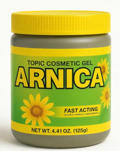 Arnica Cream Sore Muscle Massage Gel Pomado Natural Concentrated Body Gel for Muscles Joints & Massage Therapy Fast-Absorbing Fresh Herbal Aroma