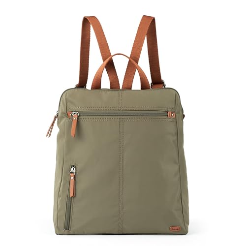 The Sak womens Esperato Recycled Nylon Backpack, Olive Ii, One Size US
