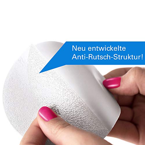 BAMONDO Anti-Rutsch Aufkleber für Dusche und Badewanne - Transparente und rutschfeste Pads - 26 Stück Anti Rutsch Dusche Aufkleber - Runde Anti Rutsch Pads mit 10cm Ø