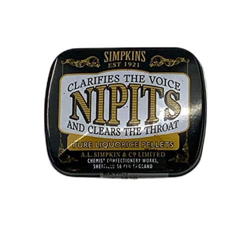 Simpkins Nipits Liquorice Pellets Original 11 g (1 Pack)