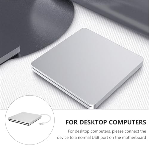 Lectora externa DVD y quemadora CD USB 3.0 plateada miniatura 7