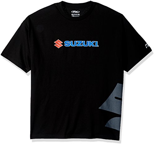 Factory Effex 15-88472 Suzuki Big  S  T-Shirt (Black, Large)