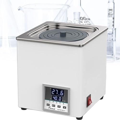 Bain-marie thermostatique numérique monotrou à haute précision de +5 à 99,9 °C