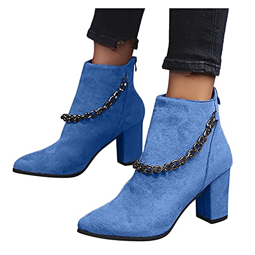 Stivali da donna alla moda catena in metallo