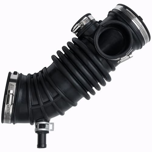 Image of 16576-4W00A Air Cleaner Intake Hose Tube With Clamps for 2001-2003 Infiniti QX4 V6,2001-2003 Nissan Pathfinder V6
