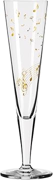 RITZENHOFF Goldnacht No. 46 1071046 Champagne Glass 200 ml with Real Gold Made in Germany