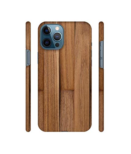 Image of Amazon Brand - Solimo Designer Wooden Art 3D Printed Hard Back Case Mobile Cover for Apple iPhone 12 Pro Max