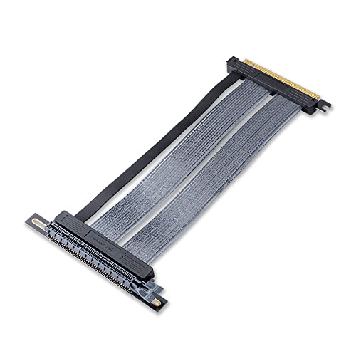 Tecware PCIE GEN 4.0 Riser Extension Cable for Vertical GPU Mount (PCIE 4.0 Right Angle (90 Degree)) Tecware PCIE GEN 4.0 Riser Extension Cable for Vertical GPU Mount (PCIE 4.0 Right Angle (90 Degree))