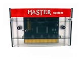 Glass Peony JYMbaihuo DIY 600 in 1 Master System Game Cartridge Compatible with USA EUR SEGA Master...