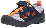 OshKosh B'Gosh Boy's Emon Bump Toe Sandal, Navy, 7 Toddler