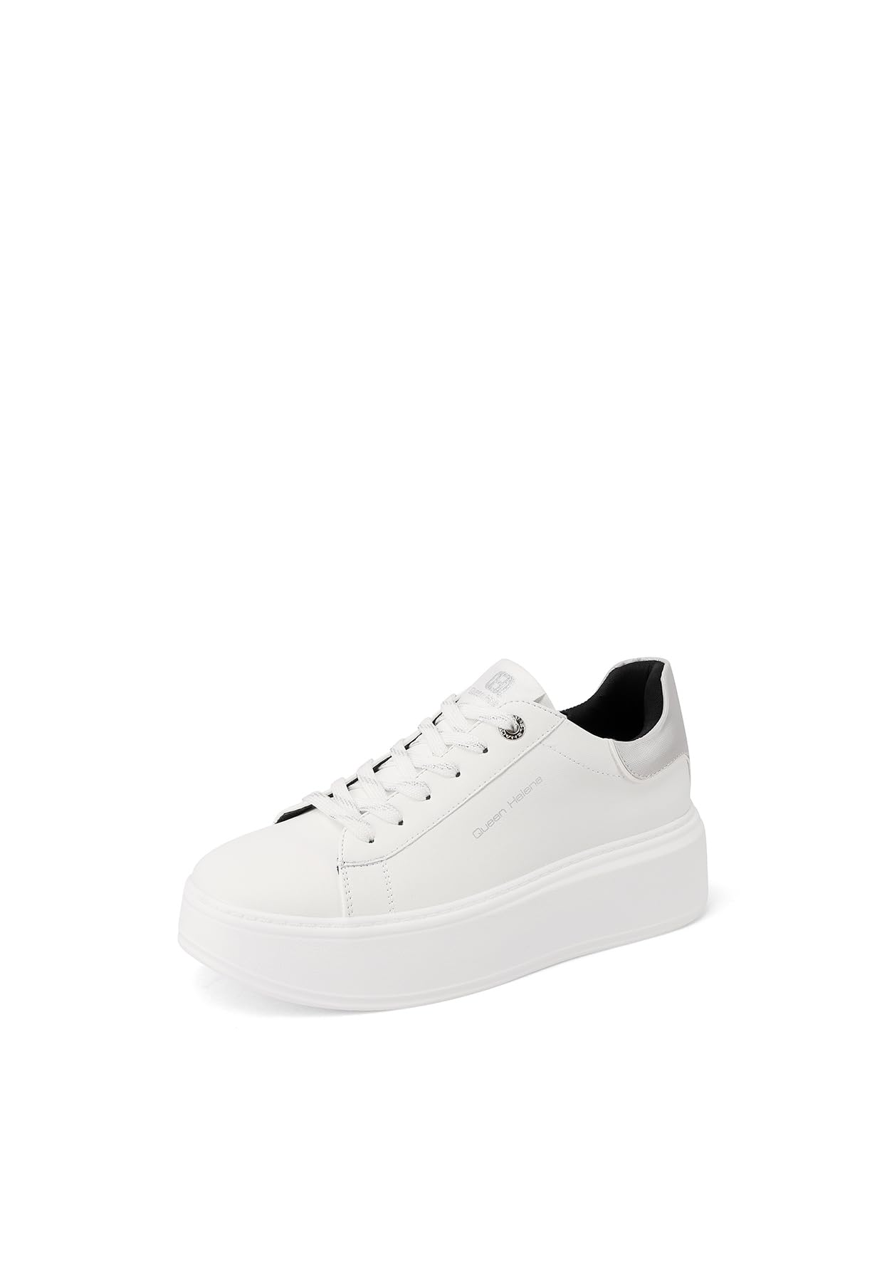 QUEEN HELENA Scarpe da Ginnastica Platform Sneakers con Strass Donna X31-12